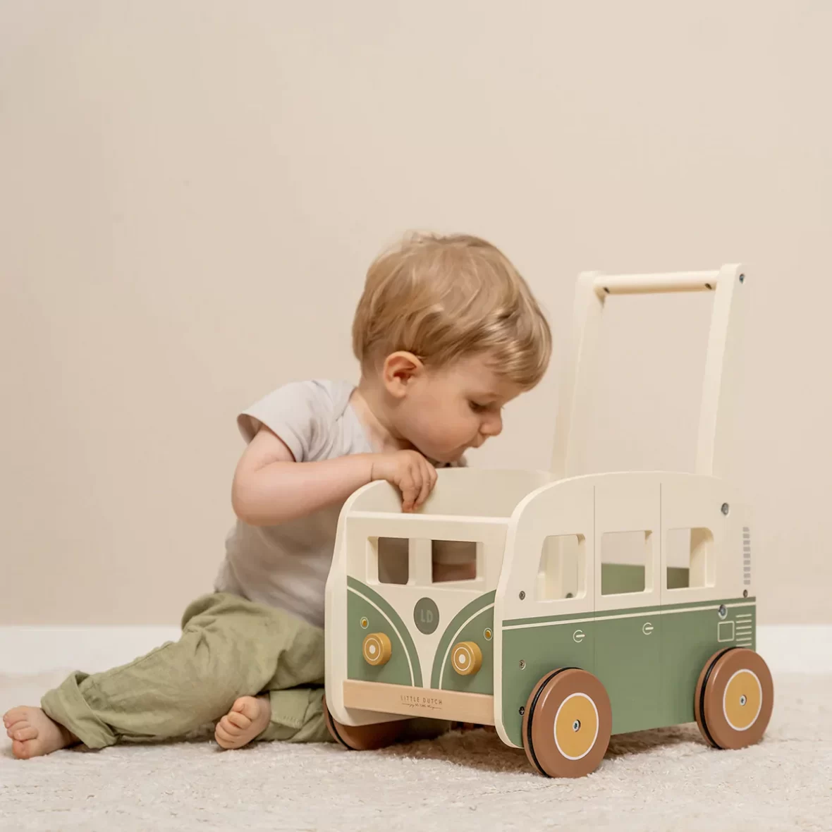 LITTLE DUTCH. Καρότσι-περπατήστρα Vintage Wagon FSC