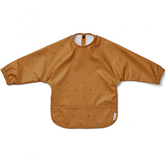 LIEWOOD. Σαλιάρα με μακρύ μανίκι merle cape – mustard dots