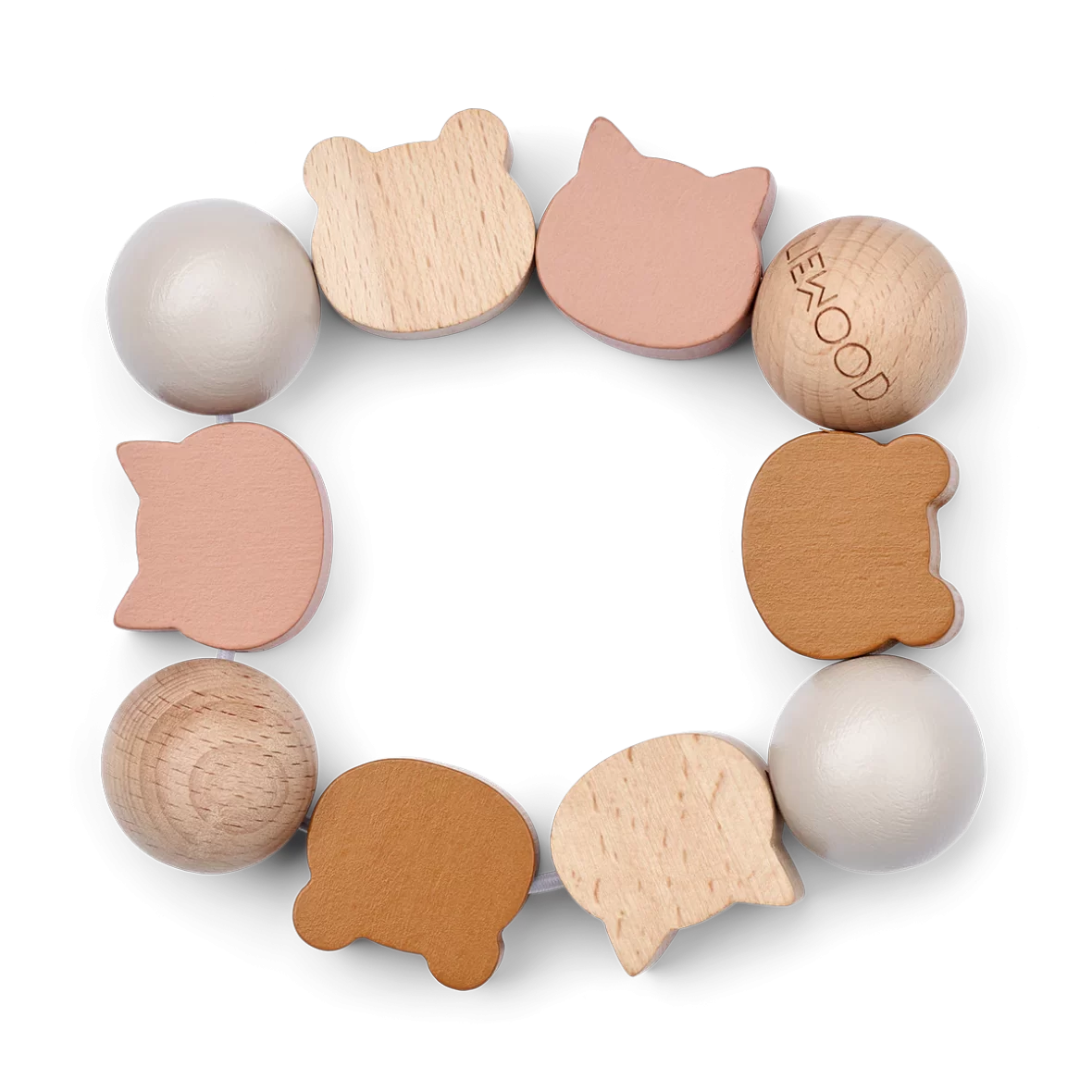 LIEWOOD. Κουδουνίστρα από φυσικό ξύλο allie – rose