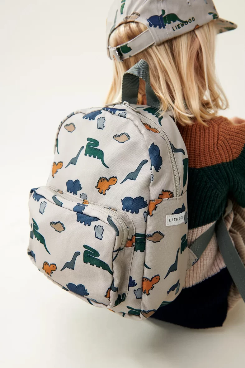 LIEWOOD. Σακίδιο Πλάτης mini – Allan Dinosaurs/Mist
