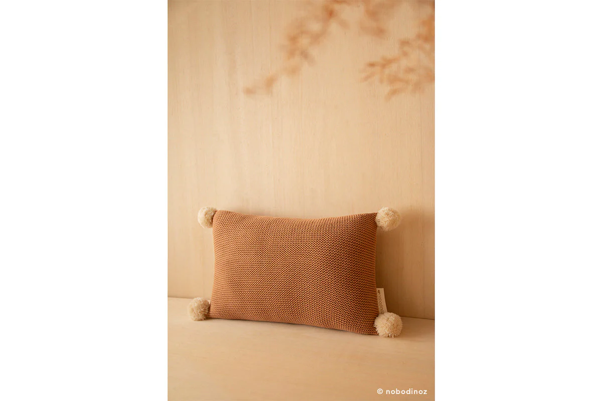 NOBODINOZ. Μαξιλάρι Knitted 22×35 Biscuit
