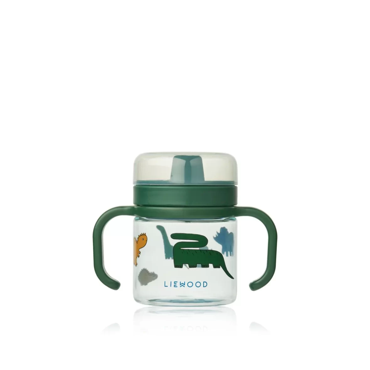 LIEWOOD. Εκπαιδευτικό ποτηράκι Kylo Tritan Sippy Cup 280ml – Dinosaurs / Mist