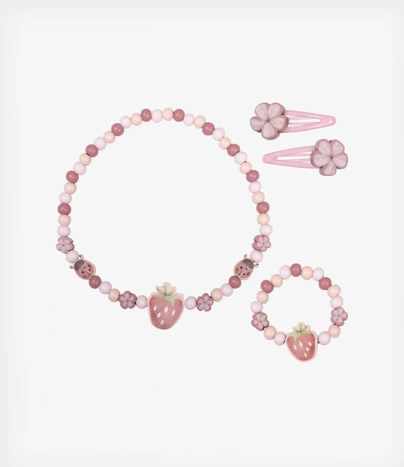 LITTLE DUTCH. Ξύλινο σετ κοσμημάτων – strawberry