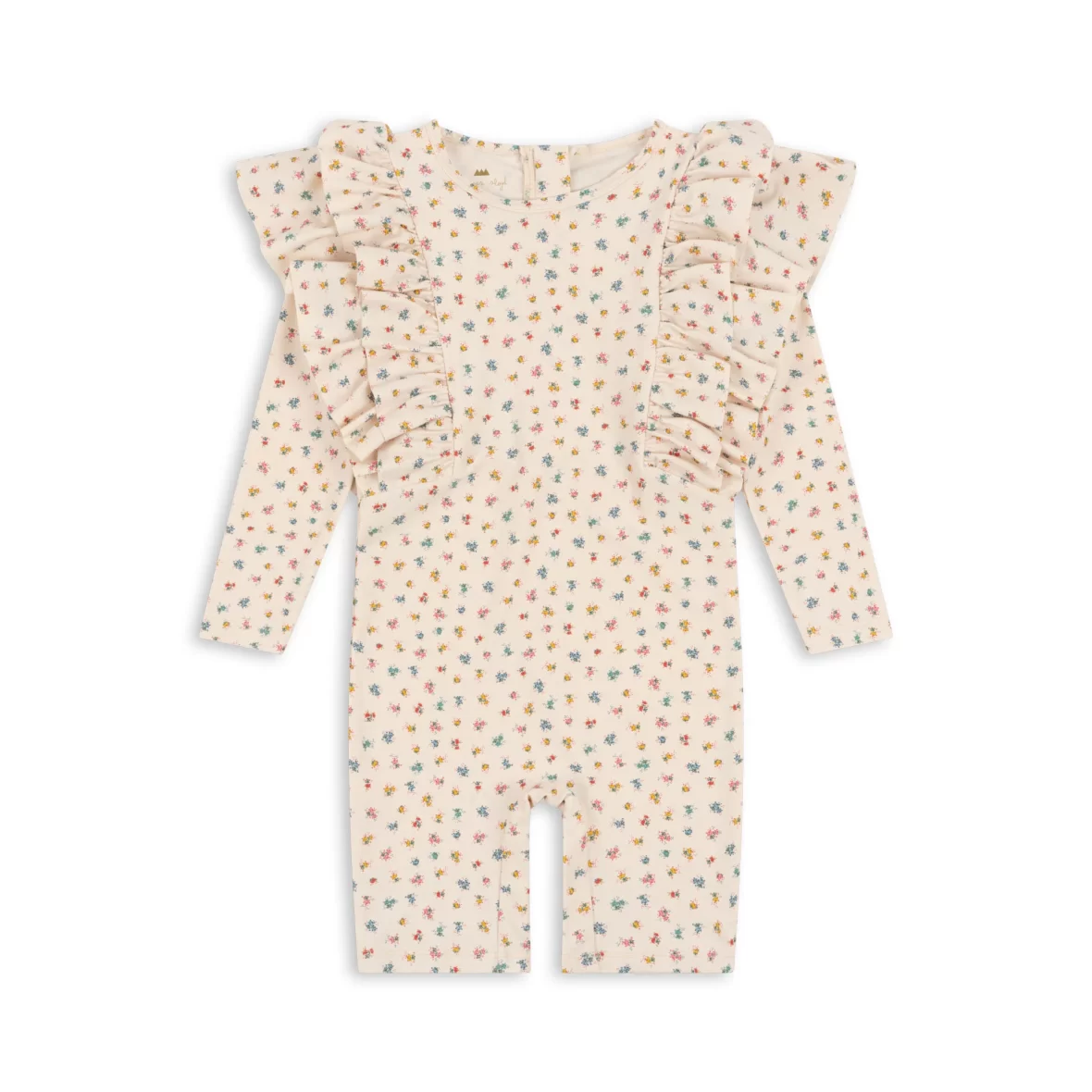 KONGES SLØJD. Ολόσωμο μαγιό Manuca frill onesie – bloomie sprinkle