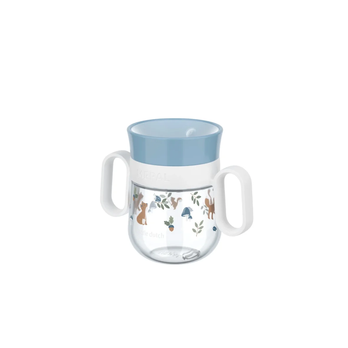 LITTLE DUTCH. Εκπαιδευτικό ποτηράκι περιμετρικό με χειρολαβές Mio 200 ml – Forest friends