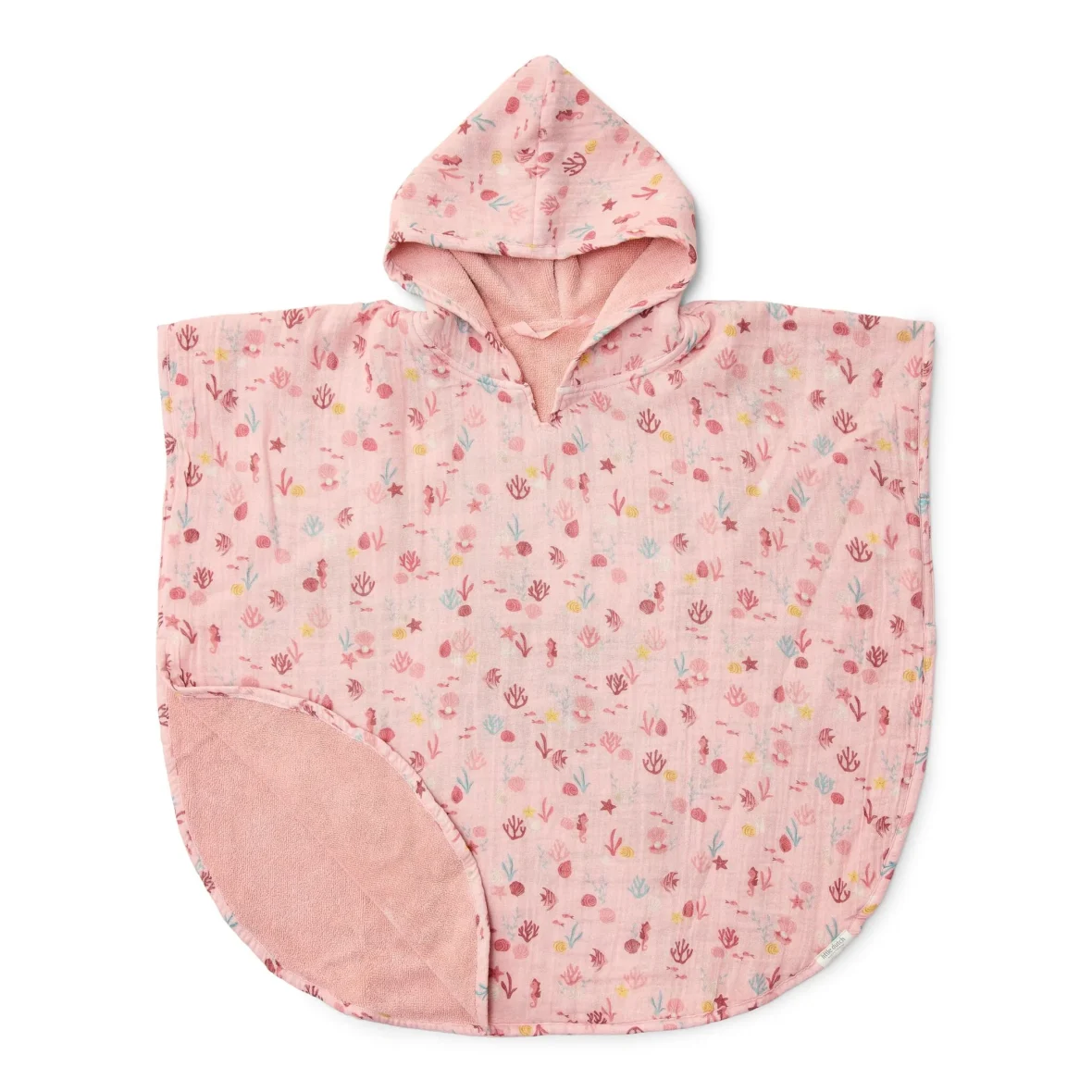 LITTLE DUTCH. Παιδικό πόντσο Multicolored Ocean Treasures