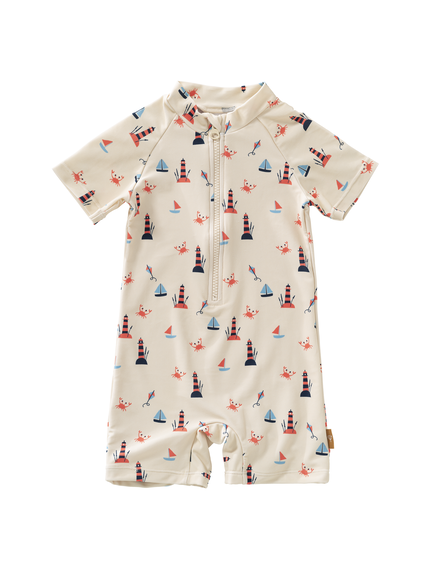 FRESK. Ολόσωμο μαγιό σορτς με προστασία UV50 lighthouse