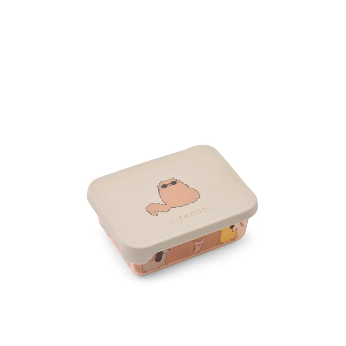 LIEWOOD. Φαγητοδοχείο από tritan Ako – Cats and dogs/ Sandy