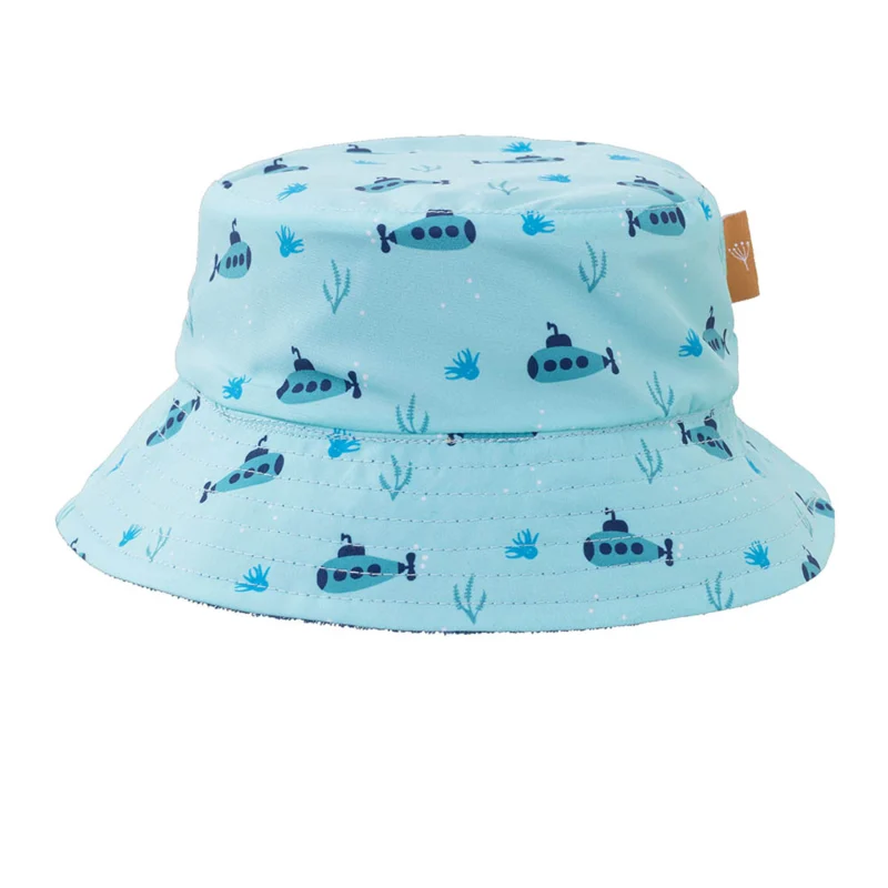 FRESK. Καπέλο Bucket διπλής όψης με UVA-UVB προστασία submarine