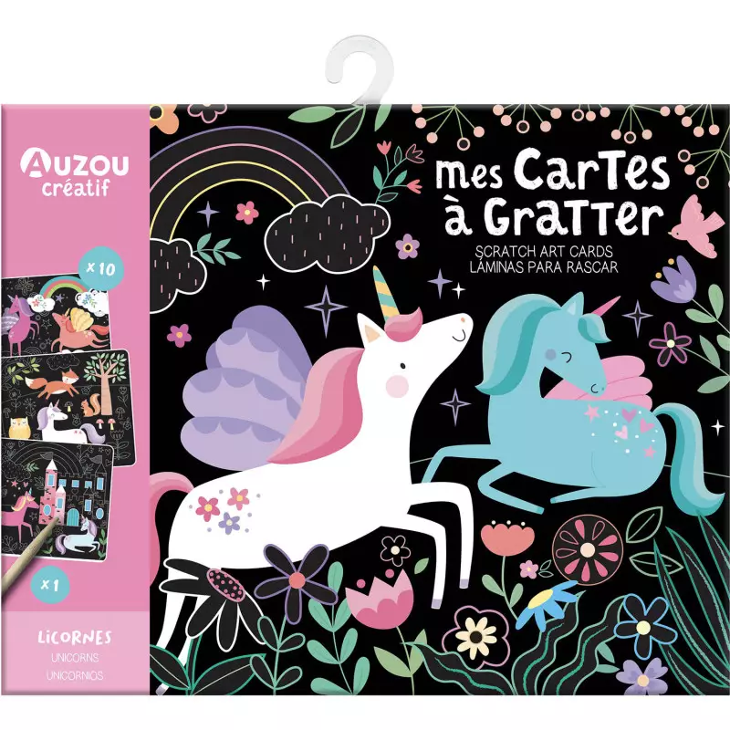 AUZOU. Κάρτες Ξυσίματος – Unicorns