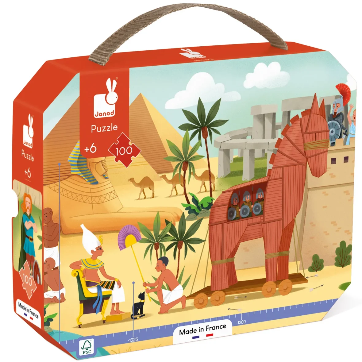 JANOD. Παζλ 100 κομματιών – Αρχαίος κόσμος