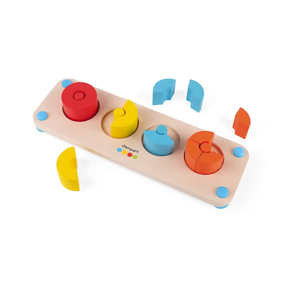 JANOD. Εκπαιδευτικό παιχνίδι ταξινόμησης σχημάτων – κλάσματα