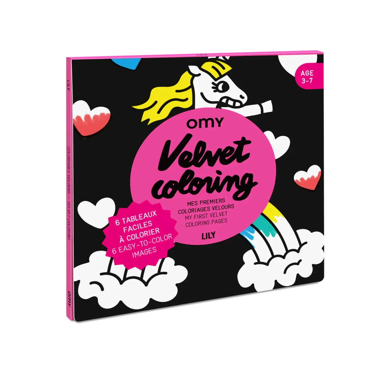 OMY. Σετ ζωγραφικής με βελούδινο πλαίσιο Μονόκερος Lily