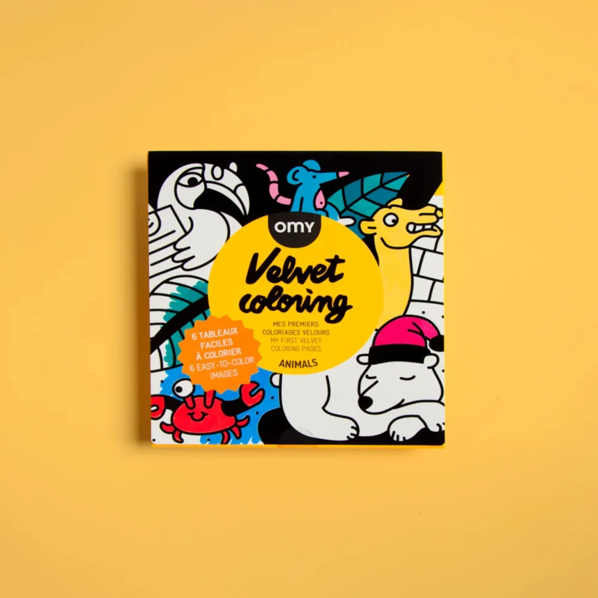 OMY. Velvet Coloring – Animals