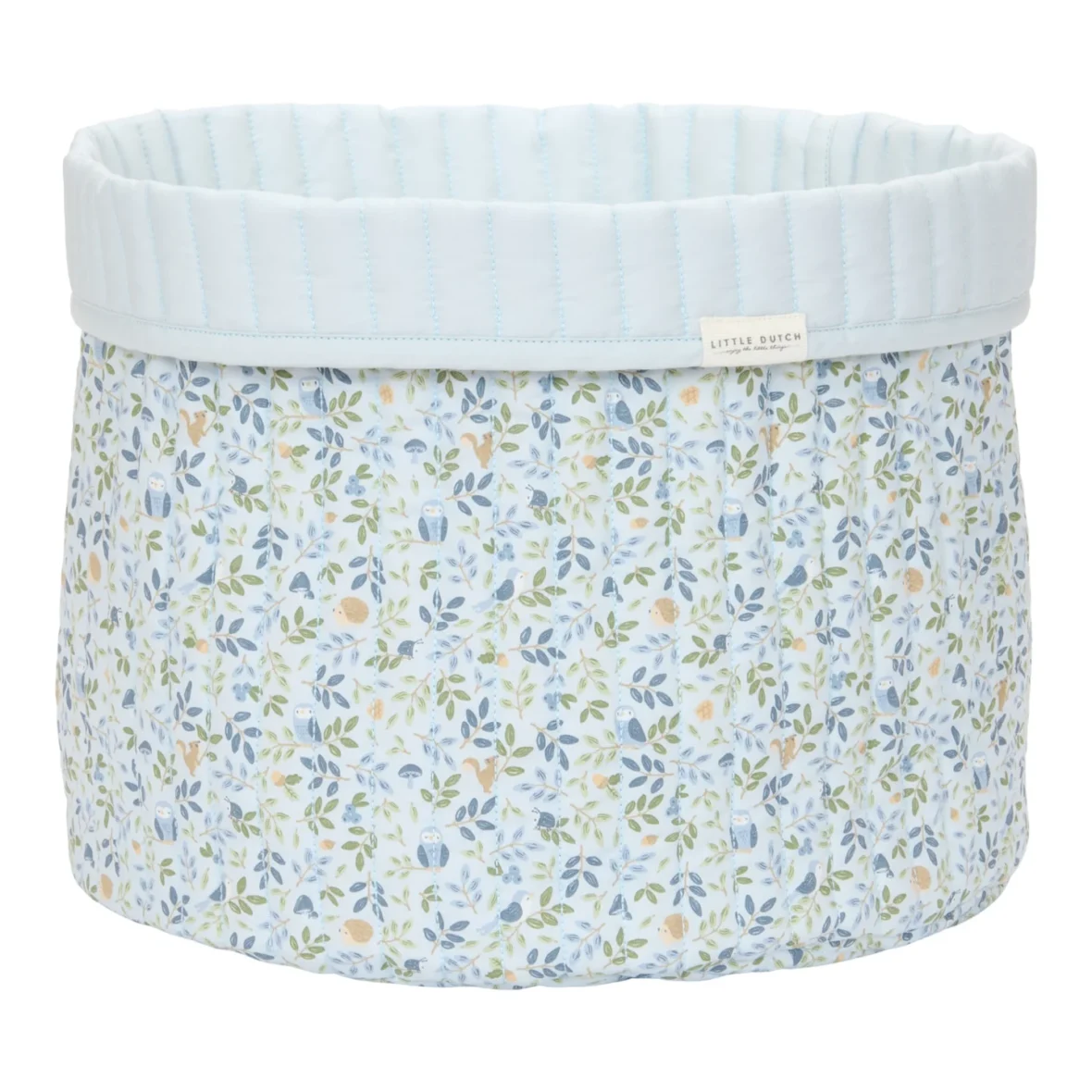 LITTLE DUTCH. Καλάθι αλλαξιέρας καπιτονέ μεγάλο Forest Adventure (δύο όψεων)