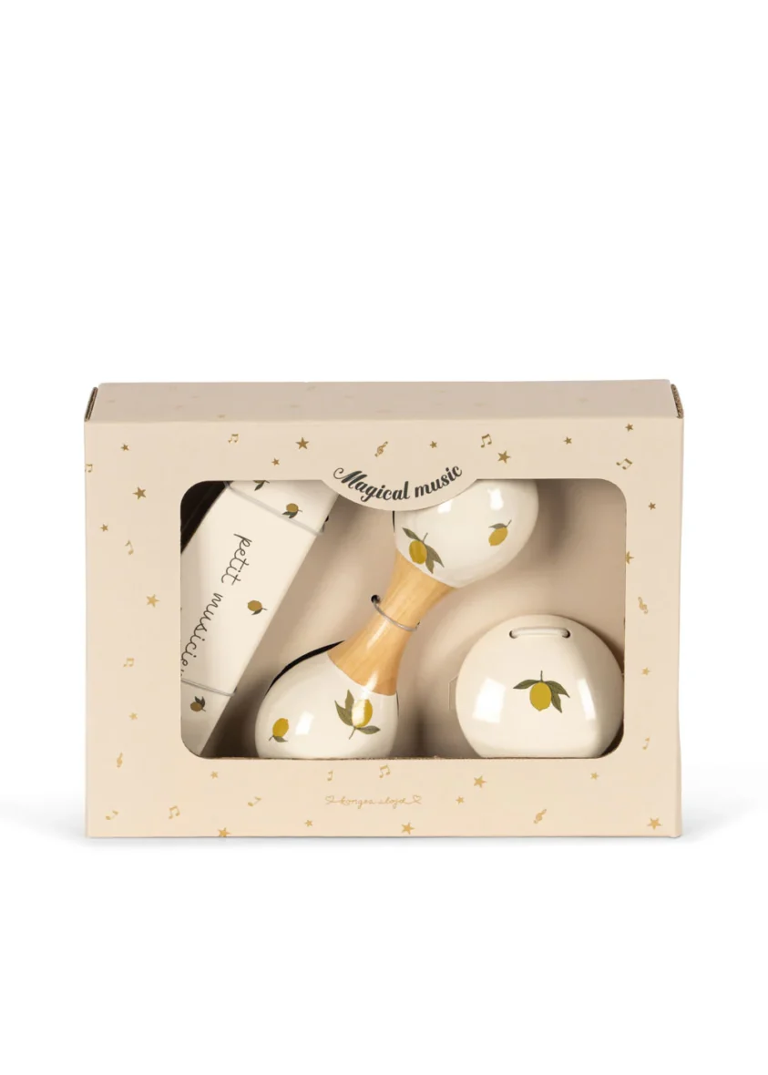 KONGES SLØJD. Ξύλινο σετ μουσικής – lemon