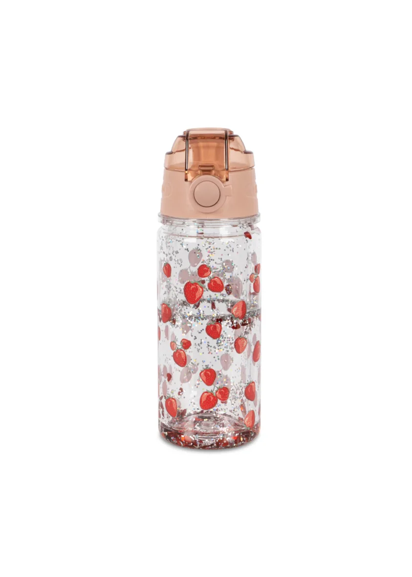 KONGES SLØJD. Μπουκάλι με glitter 400ml – fragola