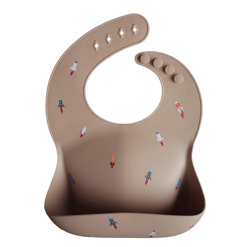 MUSHIE. Silicone bib Rocket