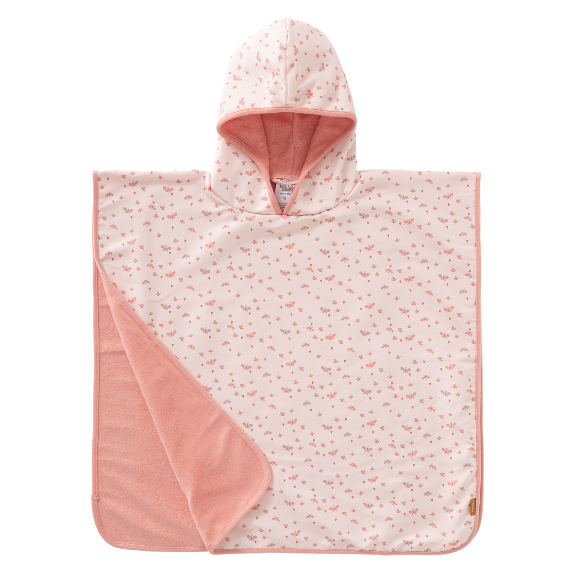 FRESK. Παιδικό Poncho με Προστασία UV50 Butterflies