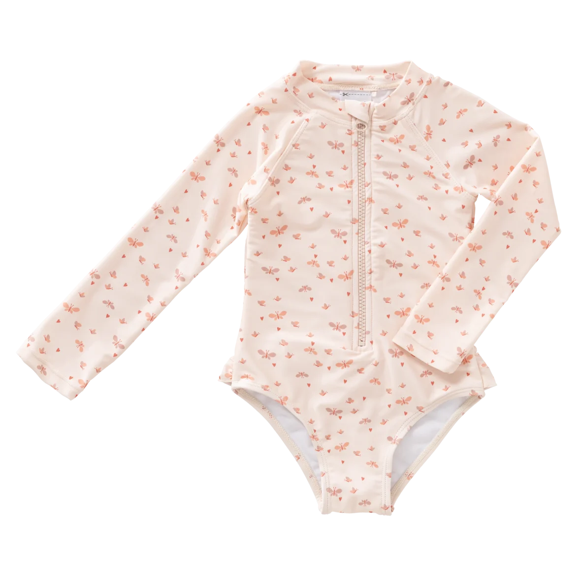 FRESK. Longsleeve swimsuit with UV50 protection Butterflies