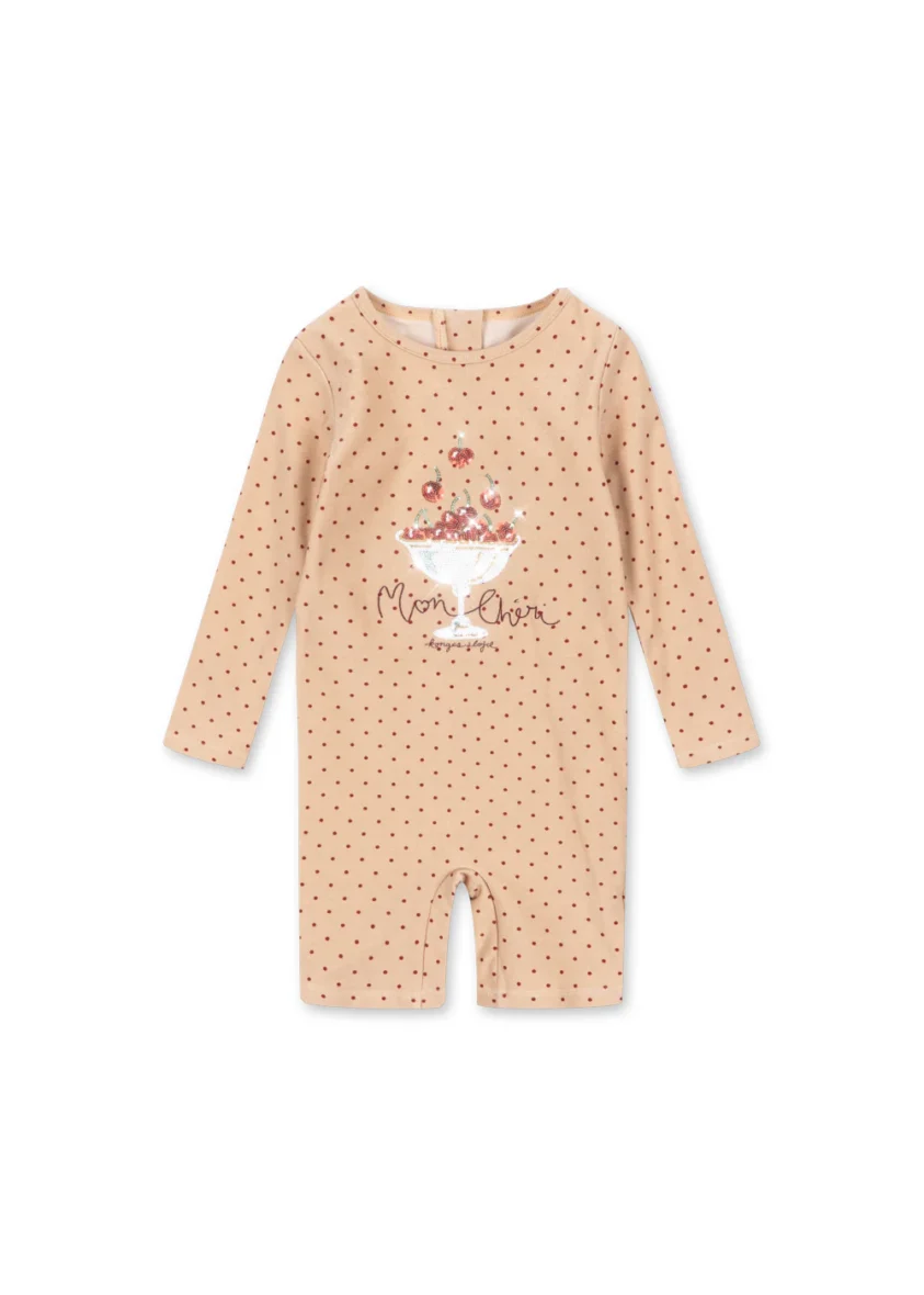 KONGES SLØJD. Ολόσωμο μαγιό amandine onesie – emboldened dot