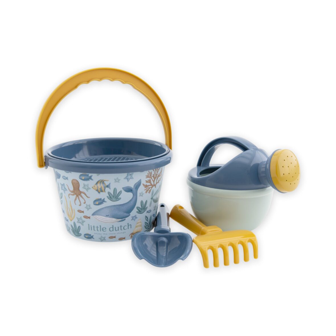 LITTLE DUTCH. 5 pieces beach set Ocean World blue