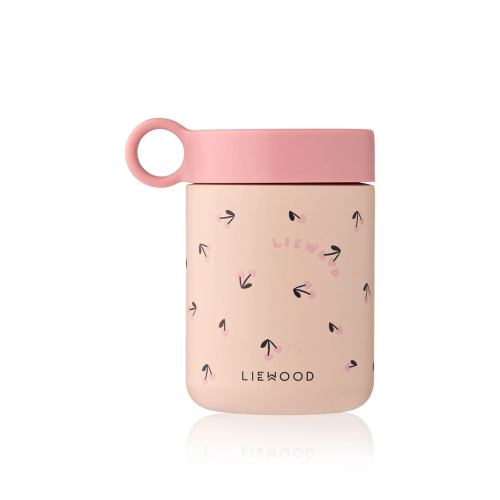 LIEWOOD. Θερμός φαγητού kiani – Mini Cherry heart / Rosey