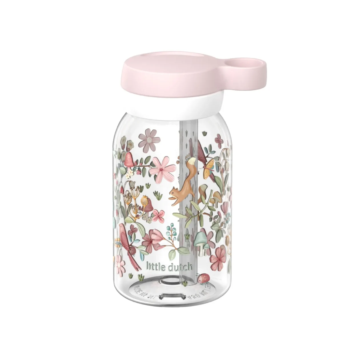 LITTLE DUTCH. Μπουκάλι με καλαμάκι campus 450 ml – Fairy Wonders