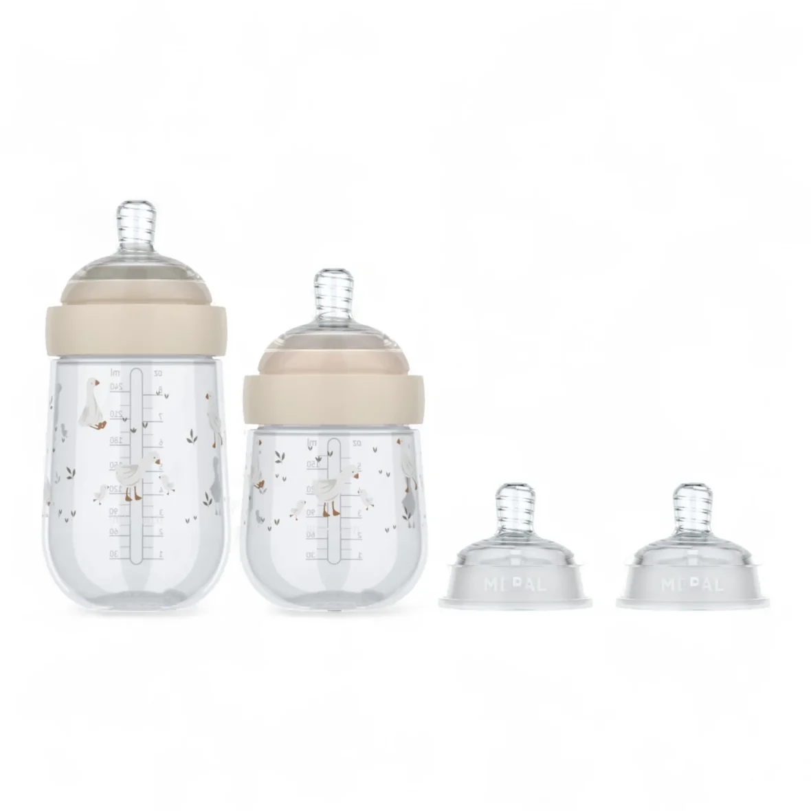LITTLE DUTCH. Starter set baby bottles Mio 4 pieces – Little Goose