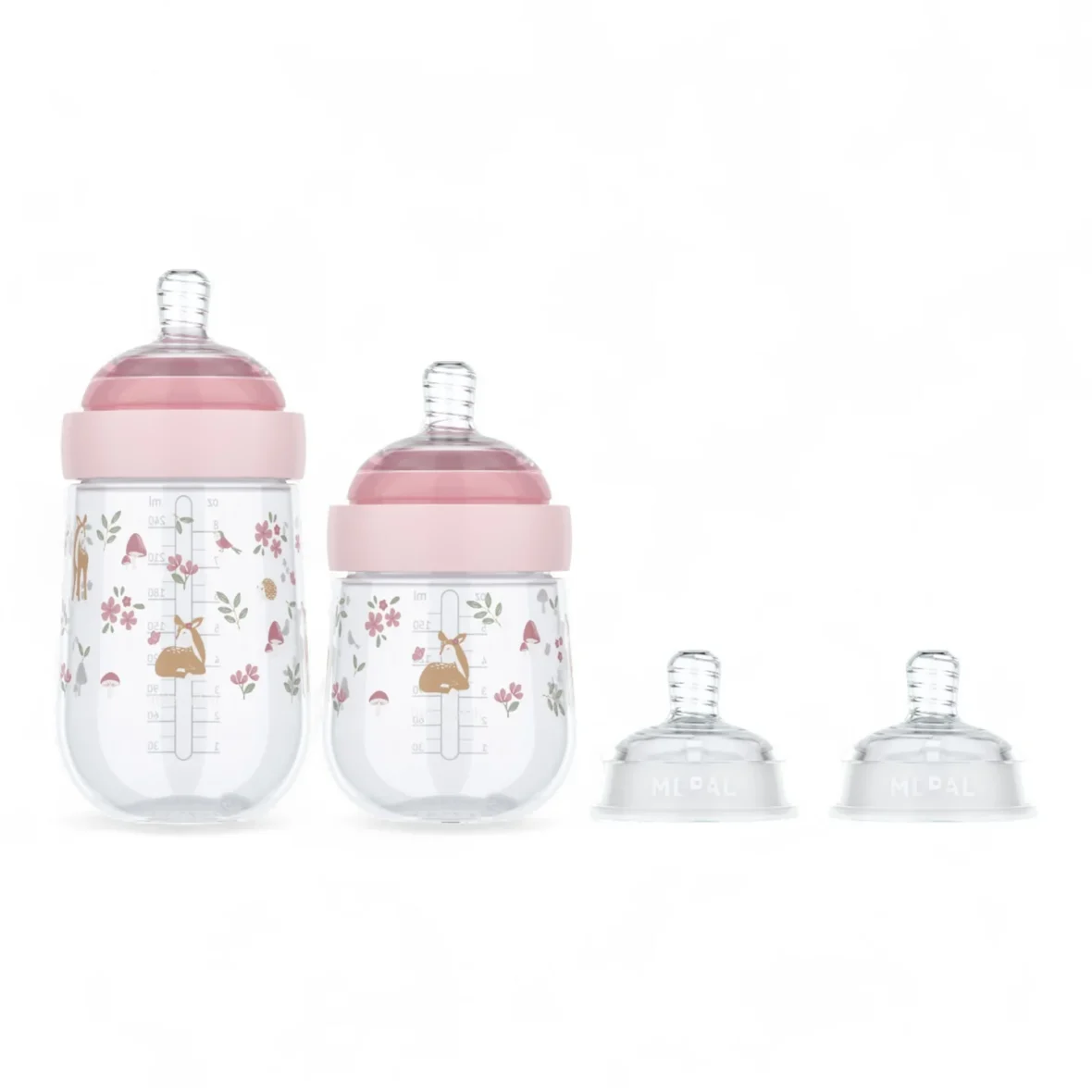 LITTLE DUTCH. Starter set baby bottles Mio 4 pieces – Fairy Garden
