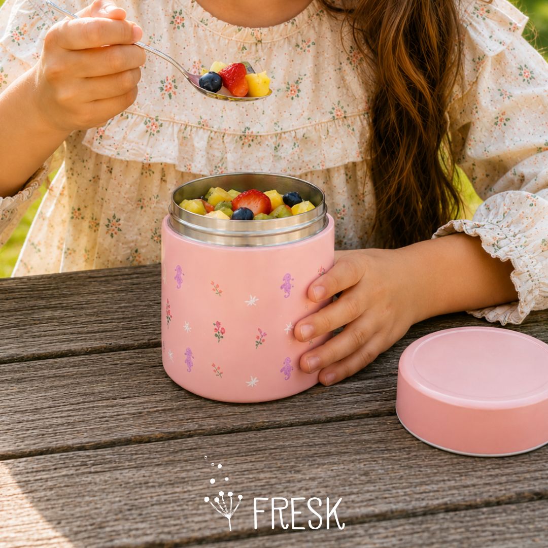 FRESK. Food thermos with double wall made of stainless steel 500ml- Seahorse