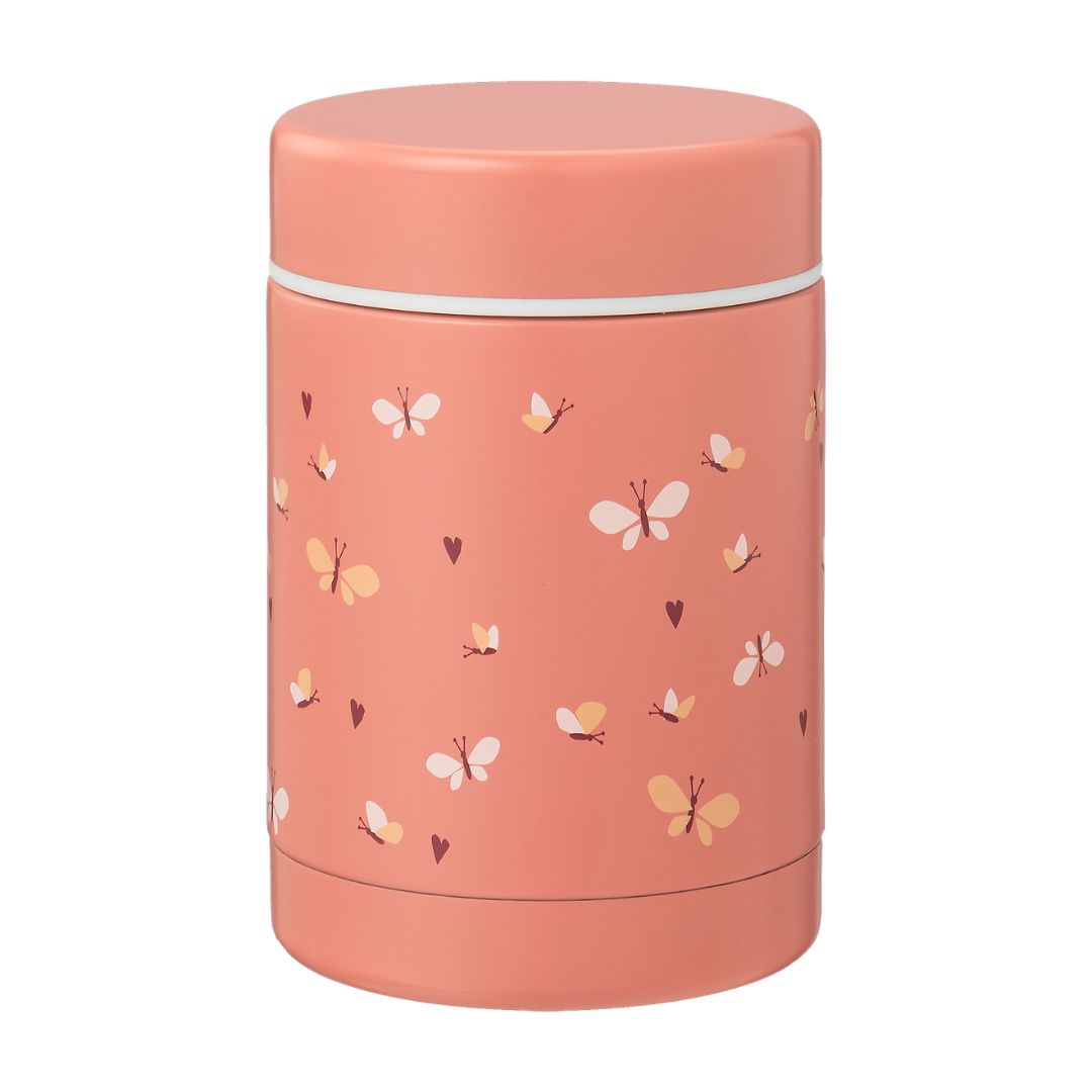 FRESK. Food thermos with double wall made of stainless steel 300ml- Butterfly