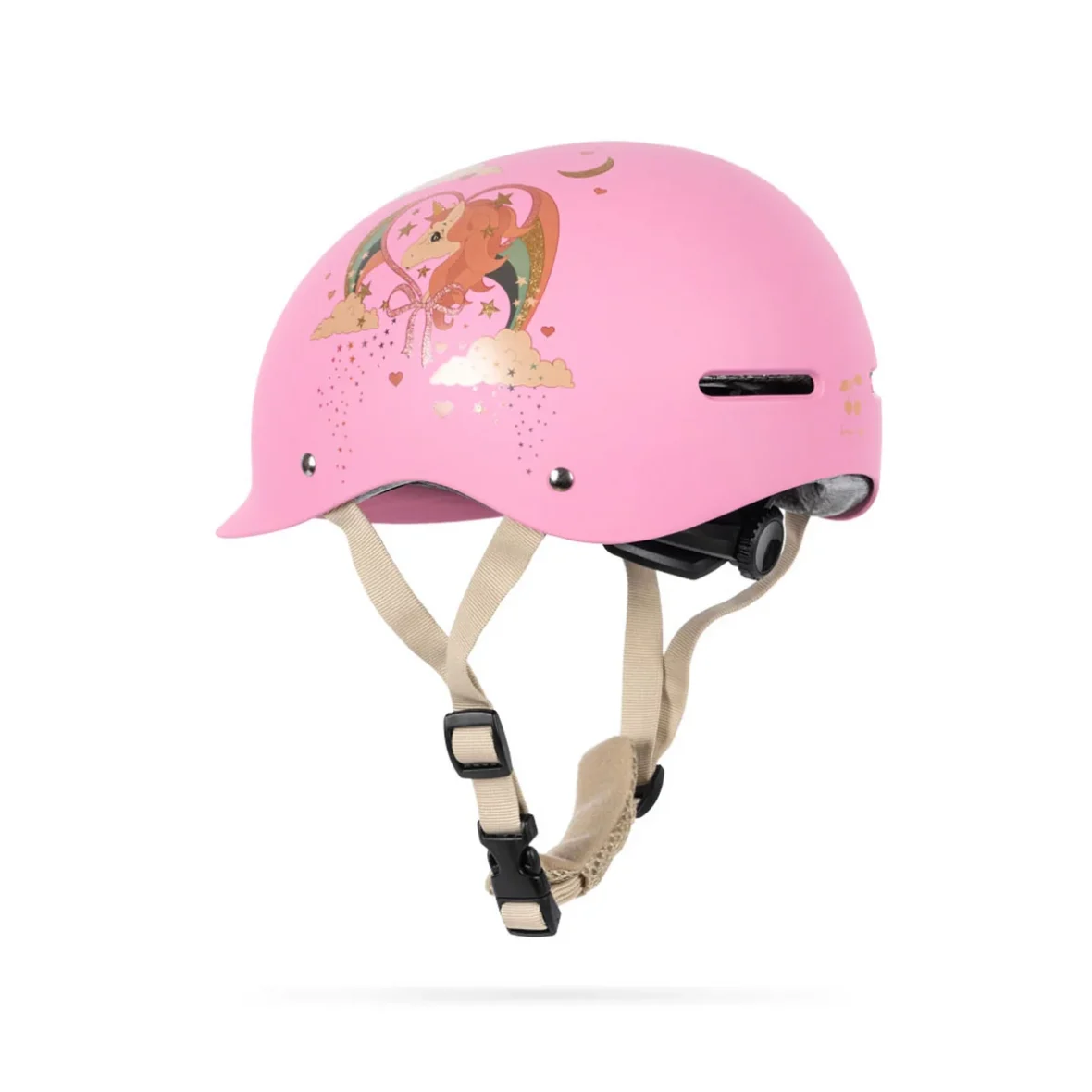 Konges-Slojd-Fahhradhelm-M-L-horn-stars-Back-frei