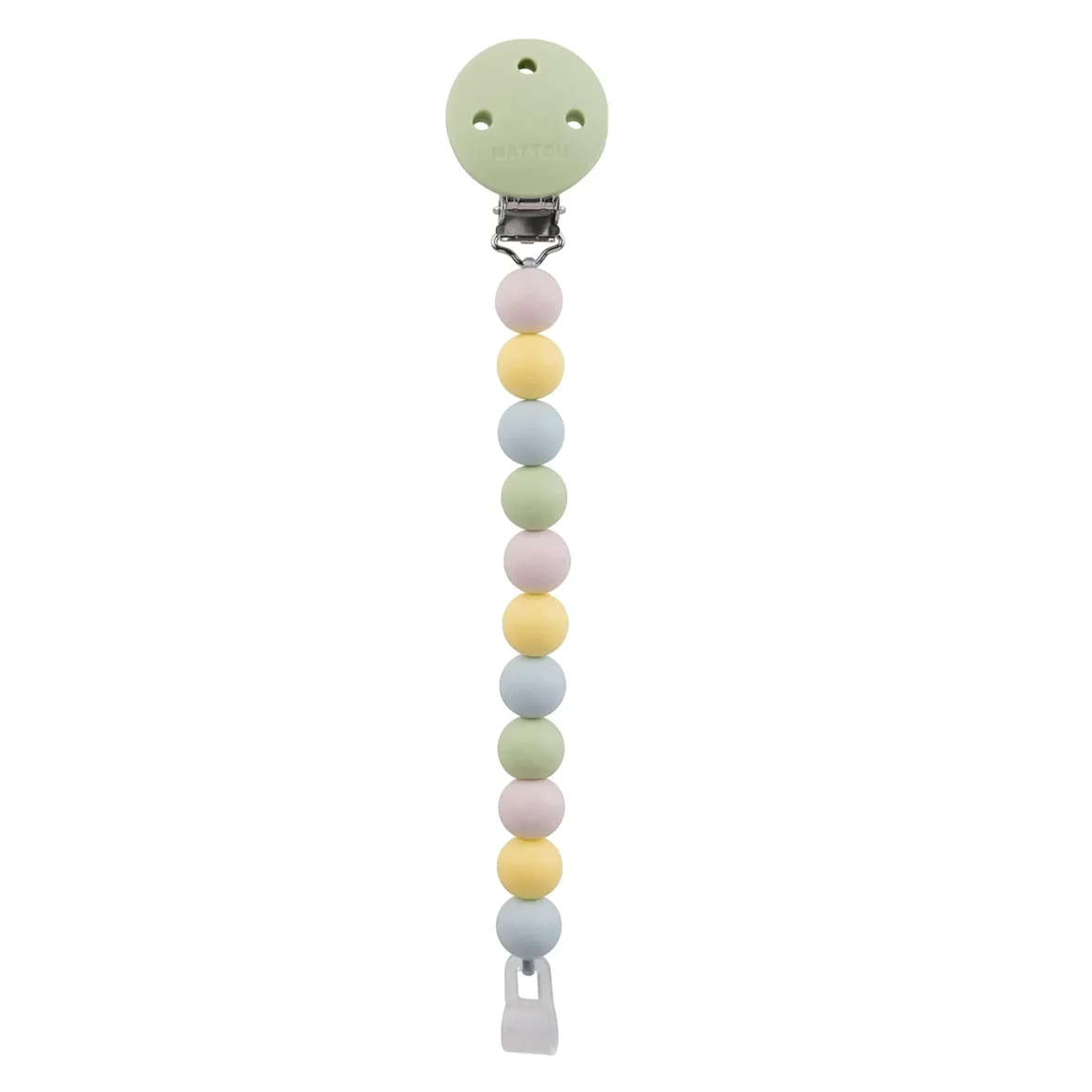 NATTOU. Pacifinder clip 21 cm multicolor / green – Silicon