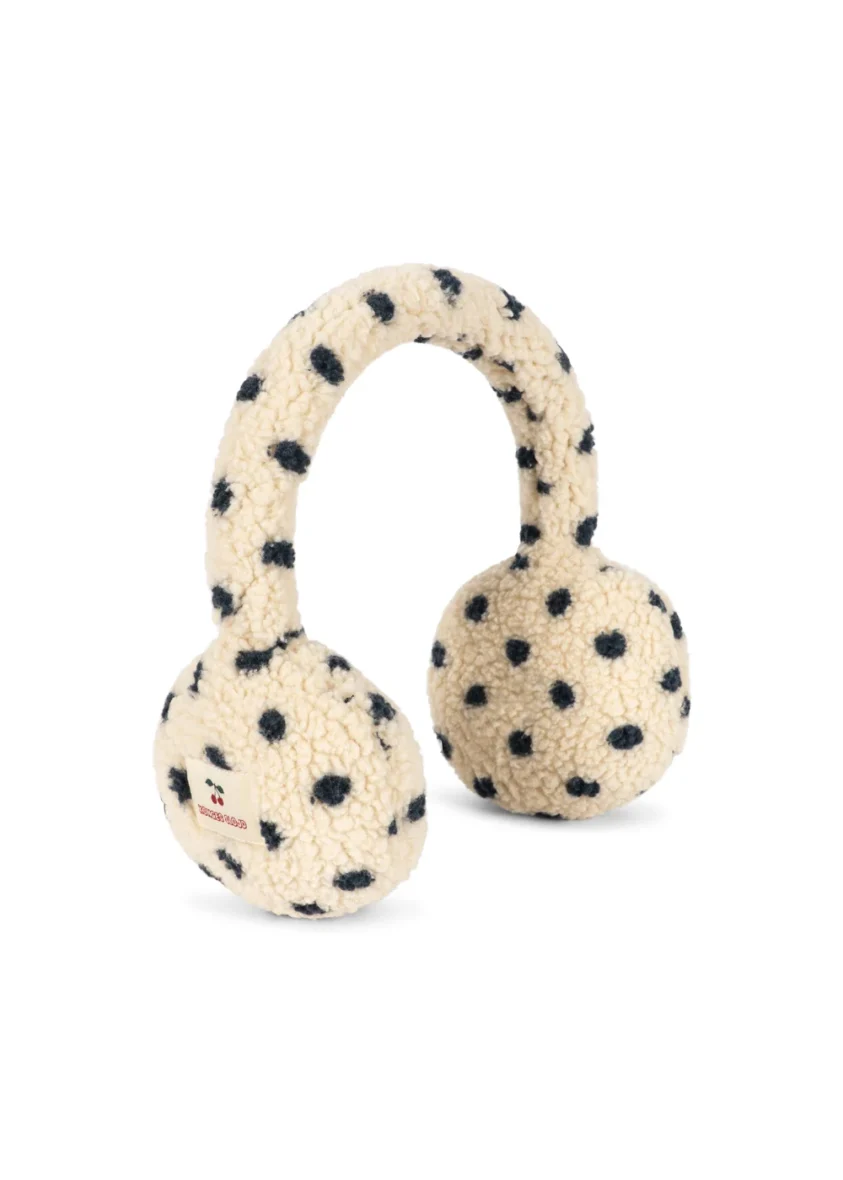 KONGES SLØJD. Jody teddy earmuffs – dot lumiere