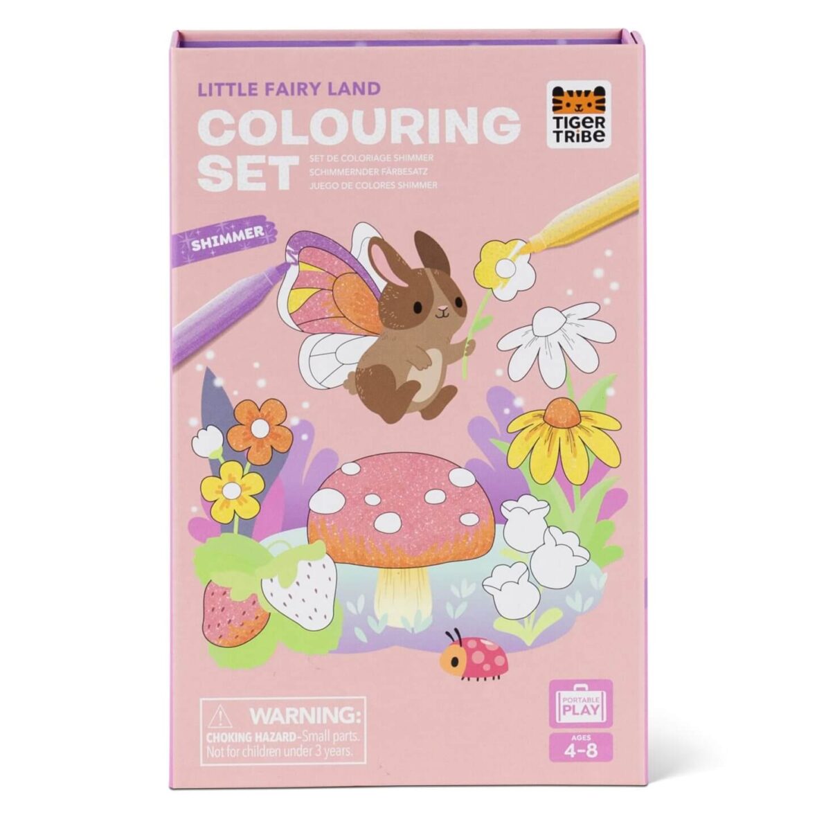 TIGER TRIBE. Colouring Set Shimmer- Little Fairy Land