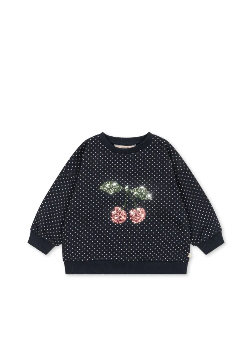 KONGES SLØJD. Lou dot sequin sweat shirt – dot tout petite